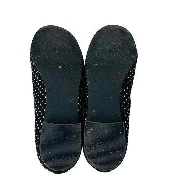 ABound Embellished Flat Shoes Round Toe Slip On Suede Black Womens Size 6.5M - Picture 7 of 8